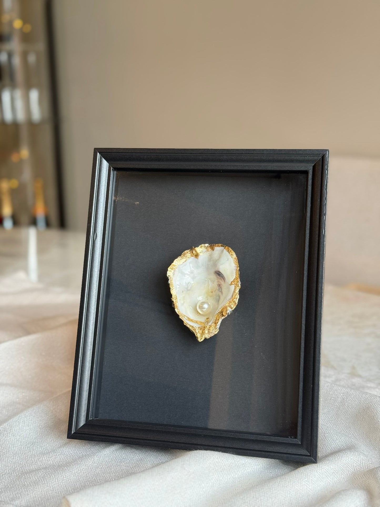 Oesterlijst Zwart/ Goud