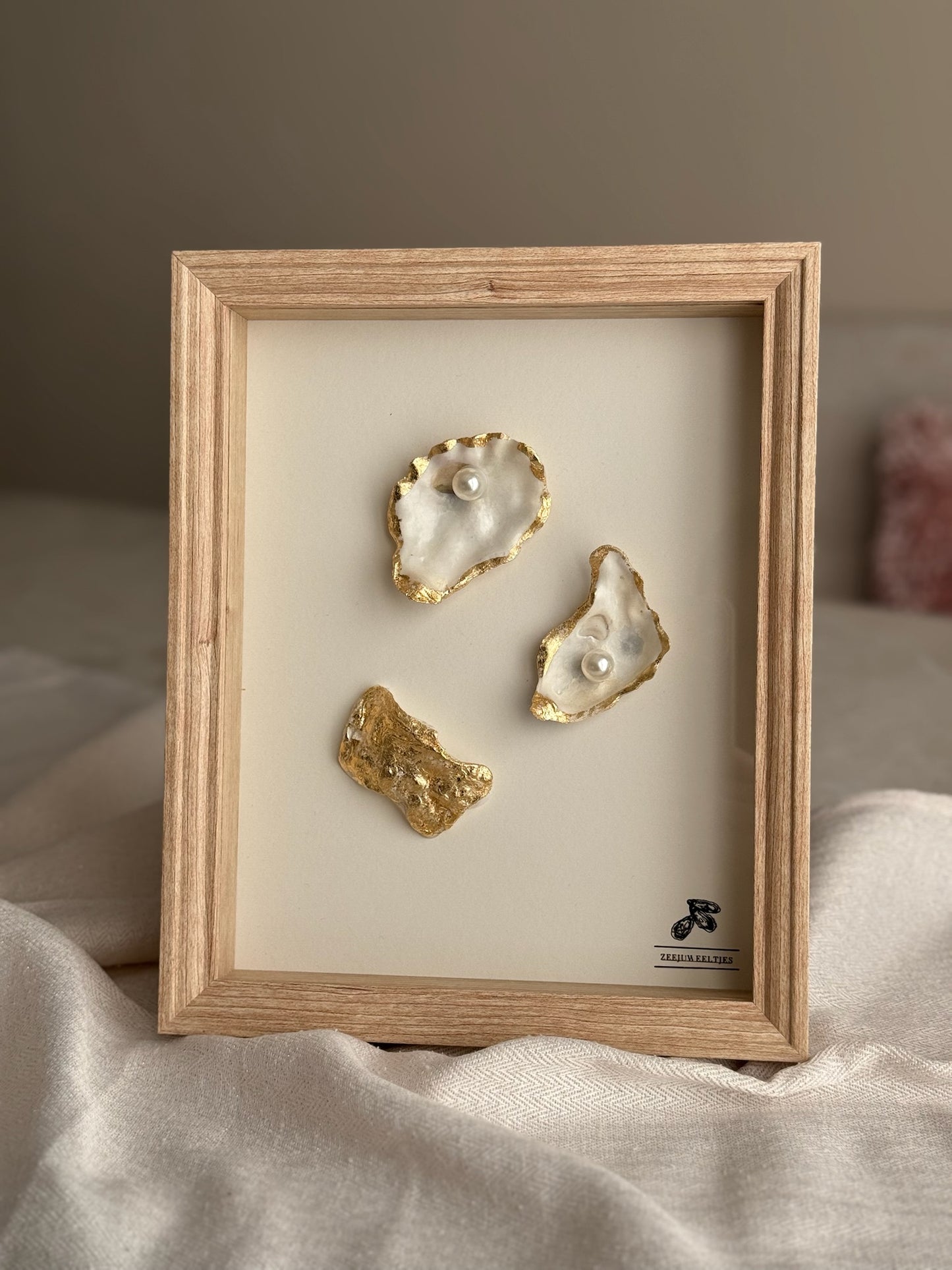 Oesterlijst Beige/ Goud