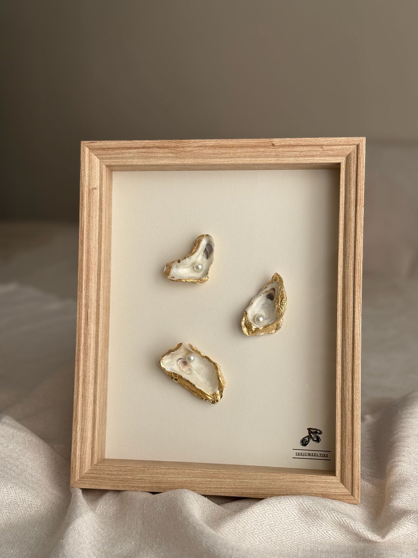 Oesterlijst Beige/ Goud