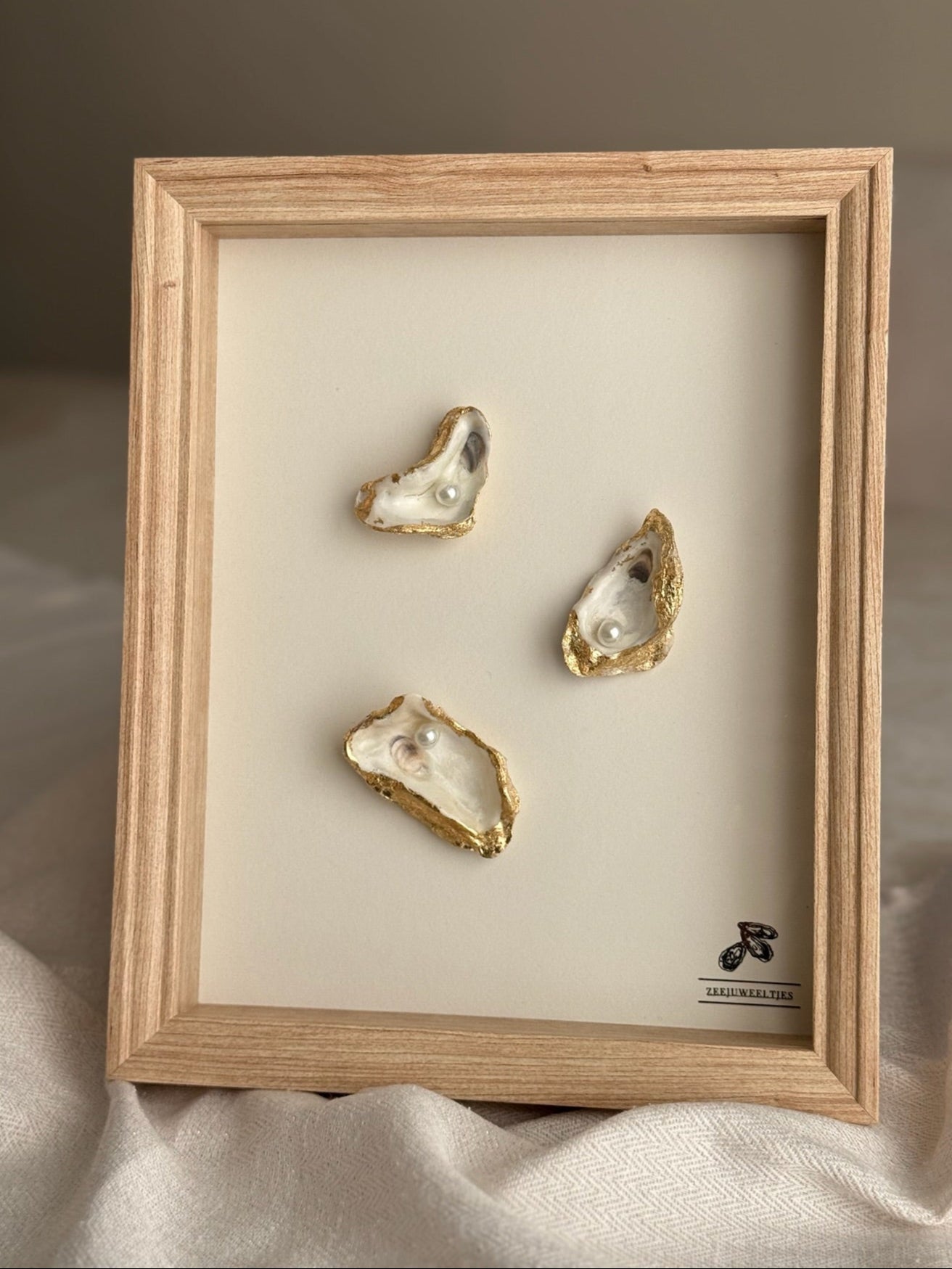 Oesterlijst Beige/ Goud