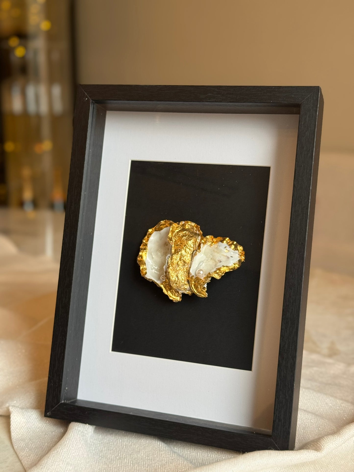 Oesterlijst Zwart/ Wit/ Goud