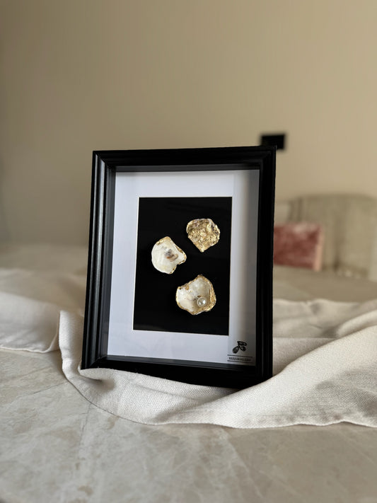 Oesterlijst Zwart/ Goud