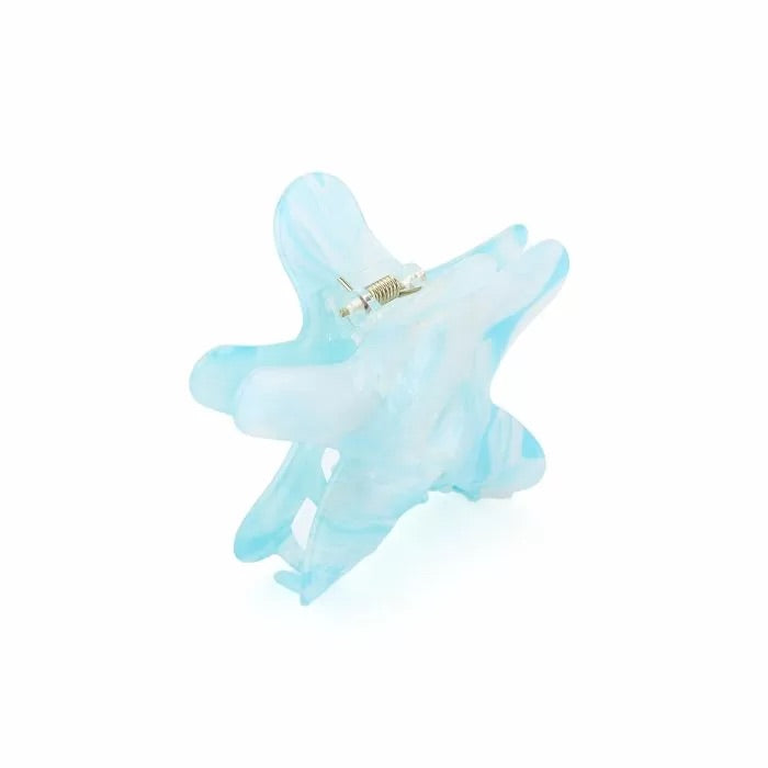Zeester haarklem blauw