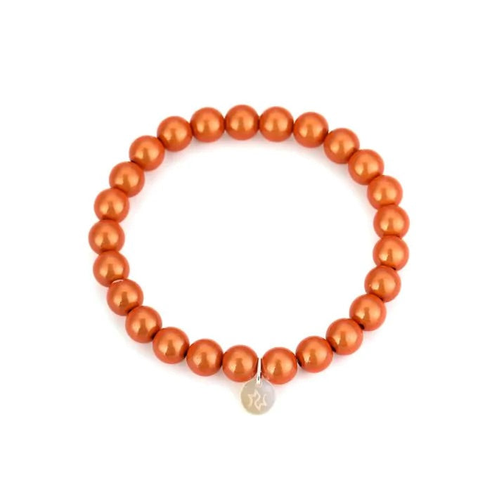 Kralen armband oranje