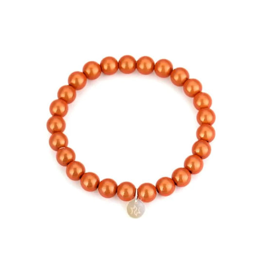 Kralen armband oranje