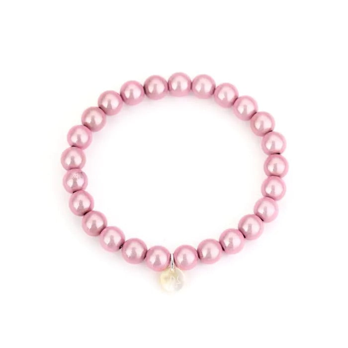 Kralen armband roze