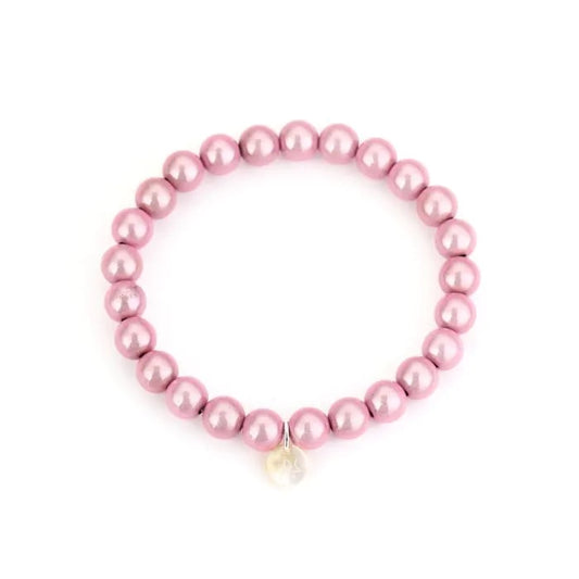 Kralen armband roze